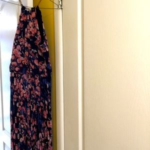 Sexy navy & pink jumpsuit